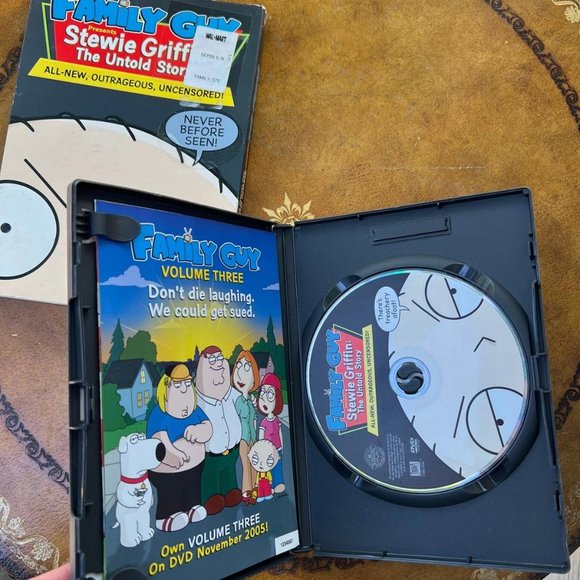 Family guy Stewie Griffin ‘the untold story’  DVD - Picture 1 of 3